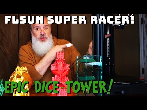 EPIC Dice Tower on the FLSun Super Racer!