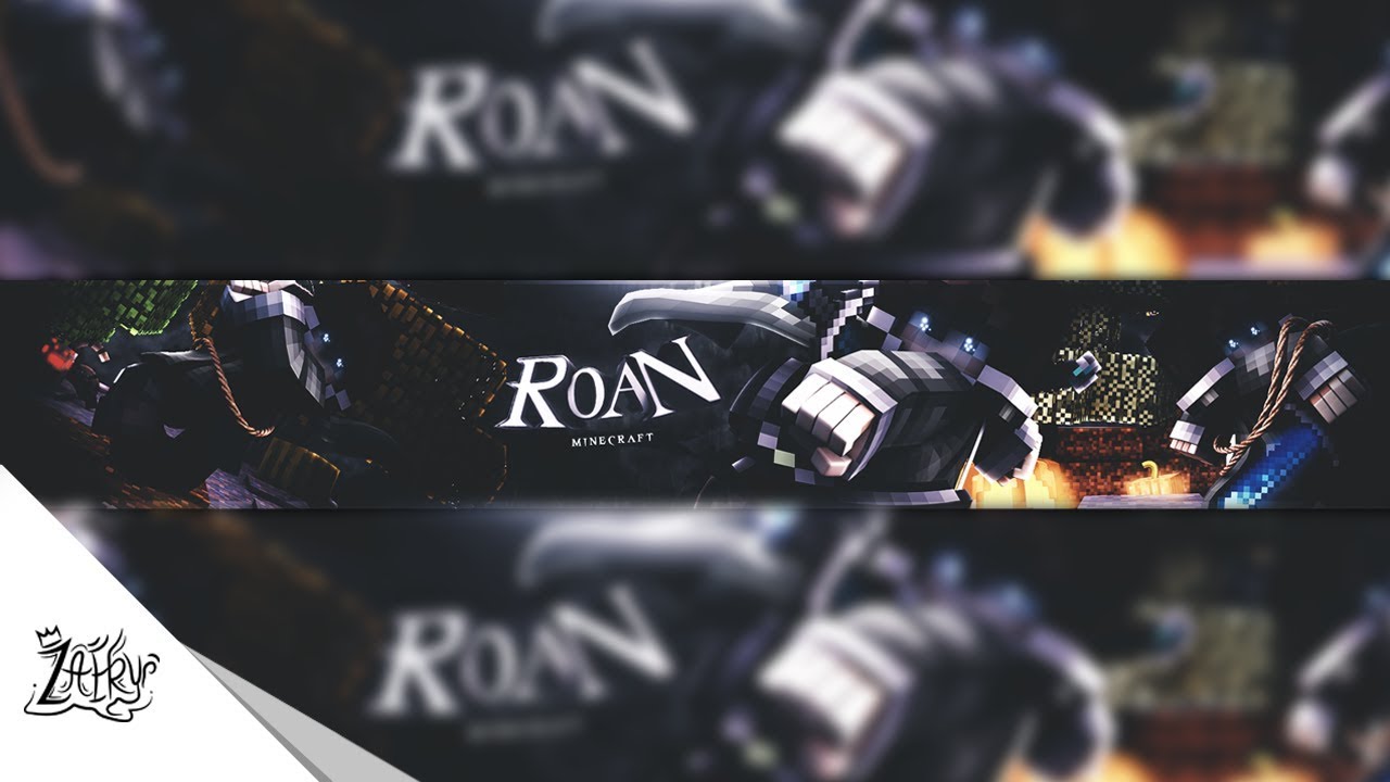 Minecraft Banner Speedart Roanartz Ft Lenidexdesigner Youtube