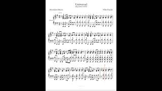 Universal Vibe Tracks (Piano Cover)