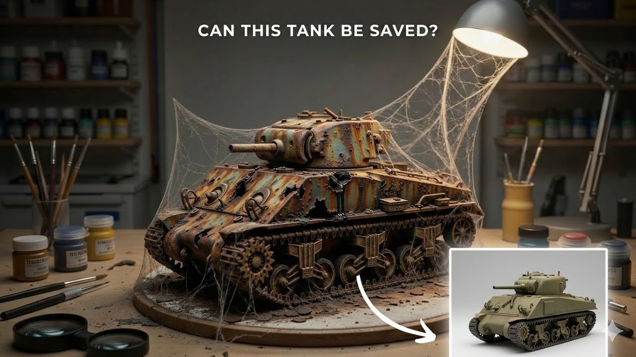 FROM DESTROYED TO PERFECT 😱 Insane CLD-31 Tank Model Restoration!