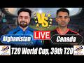 Afghanistan vs Canada Score | AFG vs CAN score 39th T20 Commentary &amp; Analysis |T20 WC 2026