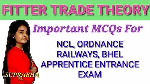 fitter trade theory||mission NCL||important mcq for all gov job||onlineclassesbypriya