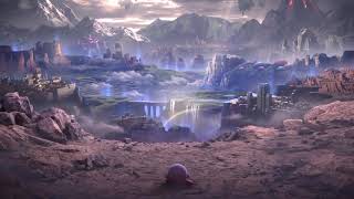 "World of Light" except Carne Vale from [S] GAME OVER plays in the background