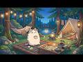 Mochi’s Rainy Forest Study 🌧️ Gentle Chill Beats 🌲 Deep Focus to Relax//Study