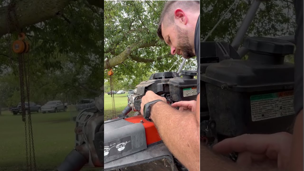 Husqvarna walk behind weedeater carburetor issue won't start 