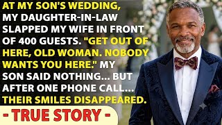 At My Son’s Wedding, My Daughter In Law Slapped My Wife And Said, “Get Out, Nobody Wants You Here ”