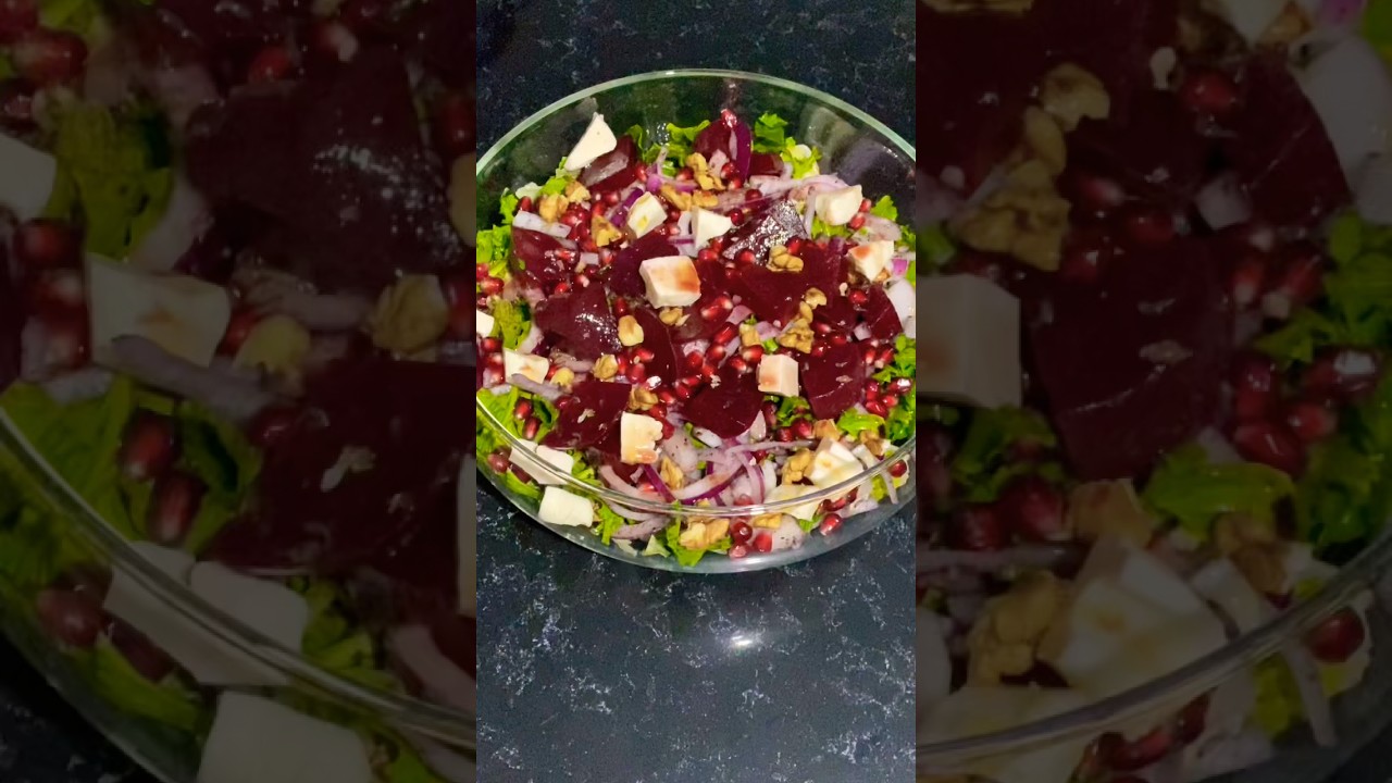 Rokalı Pancar Salatası🌸 Rengarenk bir salata 🌈 Tek başına bile bir öğün olabilir ❤️🔥🤗 Rokalı Pancar Salatası🌸 Rengarenk bir salata 🌈 Tek başına bile bir öğün olabilir ❤️🔥🤗