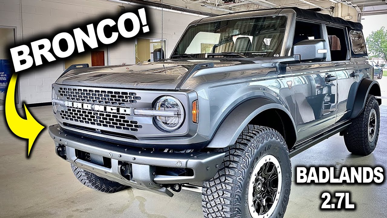 2021 Ford Bronco Badlands Sasquatch 27l Full Exterior And Interior