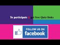 September Quiz Answers !!!!