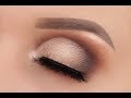 Easy neutral cut crease for hooded eyes