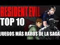 Resident Evil || TOP 10 - Los juegos MÁS RAROS de la saga