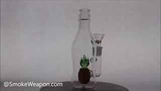 “Pineapple Juice” Bottle Bubbler