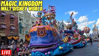 🔴Live Magic Kingdom All day with Rides, Shows, Parades, Fireworks at Walt Disney World 7/19/2026