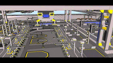 Google Sketchup Spaceship/Station Modeling - Industrial Zoning Platform