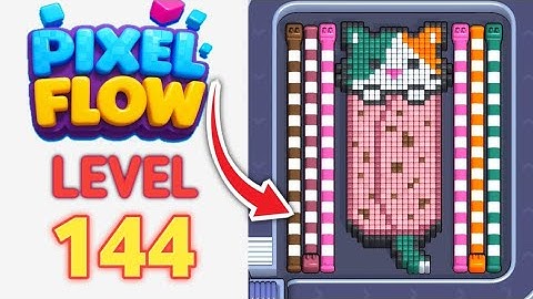 Pixel Flow Level 144 Walkthrough