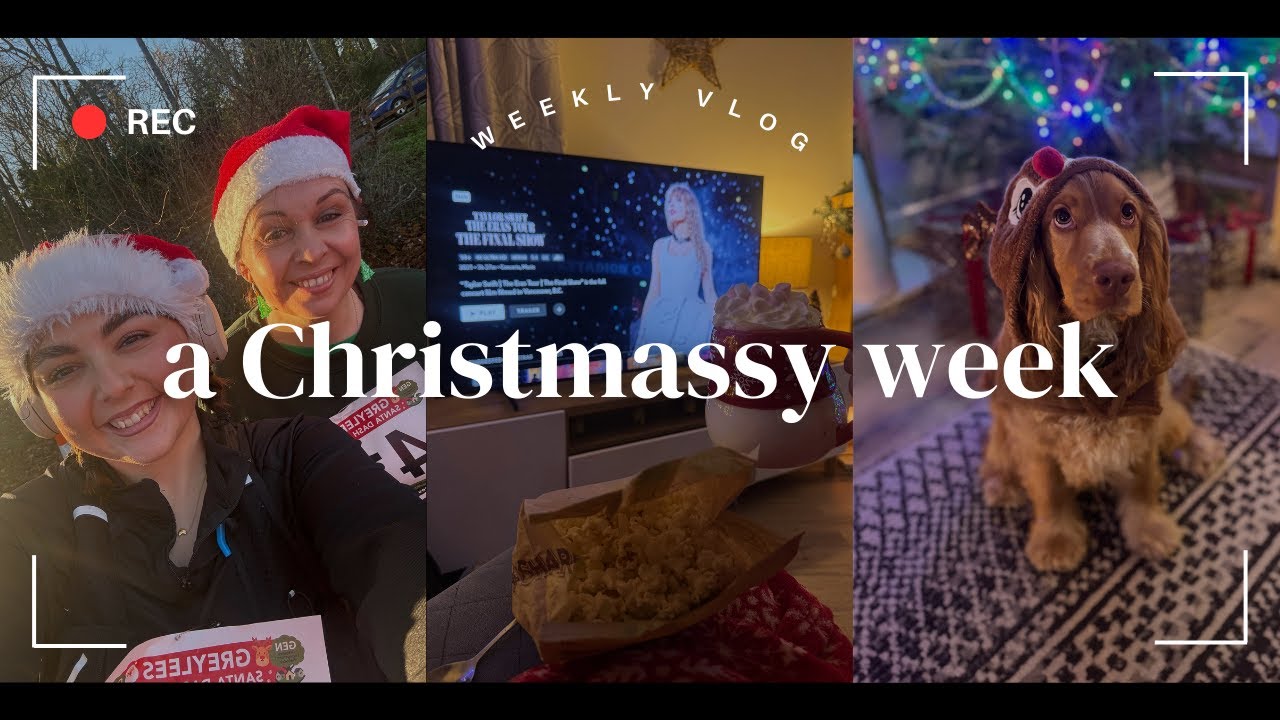 Christmasssy Vlog | Shamefully Late (Oops) | Taylor Swift, Running, Christmas Shenanigans