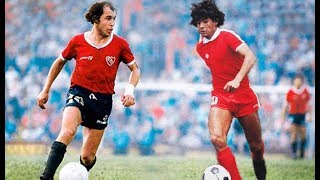 Maradona vs Bochini 1980 Argentinos juniors vs Independiente (inedito)