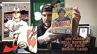 My Quest To Find A 1989 Fleer Bill Ripken Fck Face Error Baseball Card L.a. Beast
