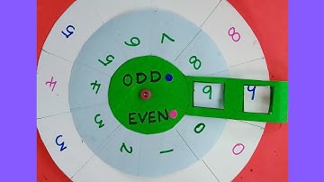 Odd & Even Numbers Working Model | Maths working model | Math model | Maths TLM | Maths project