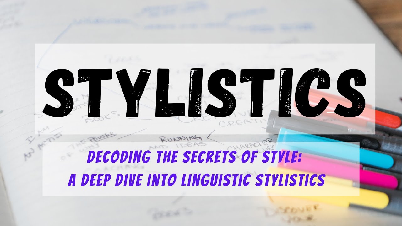 what-is-stylistics-in-linguistics-l-lecture-01-hindi-youtube