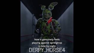 The Bite By Night Springtrap Experience Fnaf Bite By Night Meme Animation