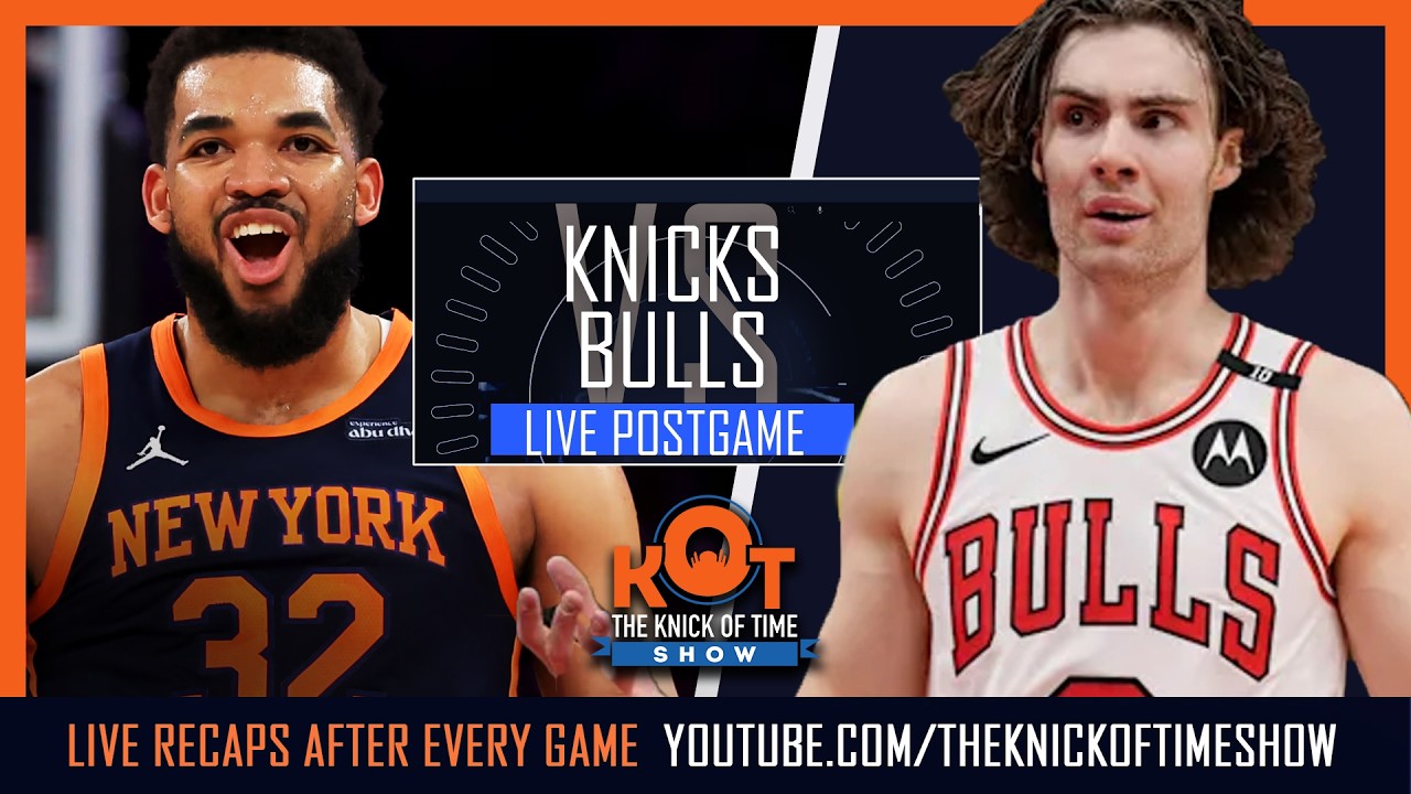 KAT unlocked In Knicks Win VS Bulls | Knicks vs Bulls Live Postgame
