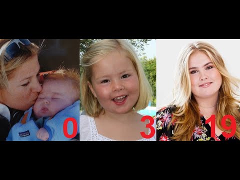 Future Queens of Europe: Princess Catharina-Amalia from 0 to 19 years old