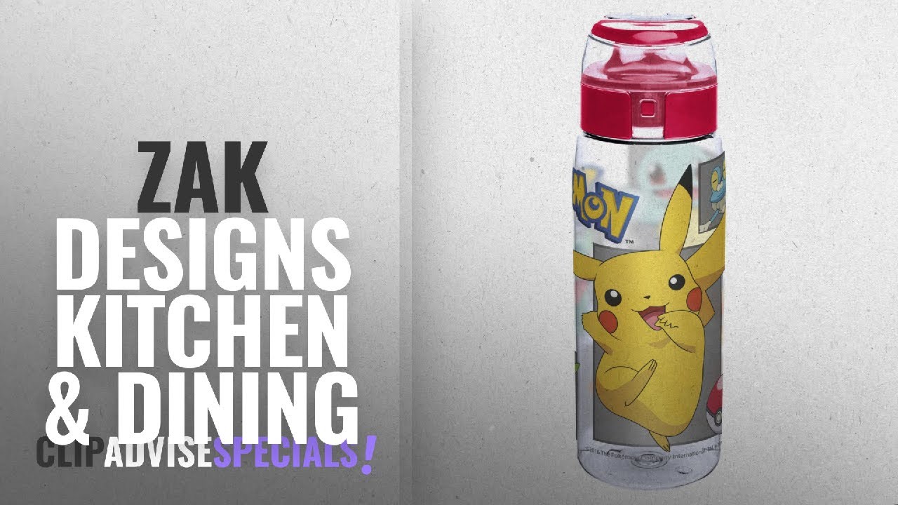 Zak Designs Pokemon 25 oz. BPA-Free Wide Mouth Bottle, Pikachu
