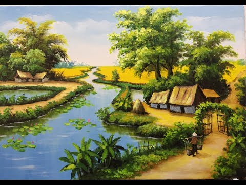 hướng dẫn vẽ tranh, tranh tường, 3d acrylic /sơn dầu (thuyết minh)lh đật hàng:0985099515