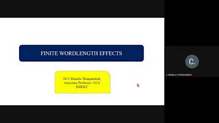 Finite Word length Effects - Input Quantization due to ADC