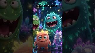 Can You Guess the Monster's Color? 🔴🟡🟢🔵 Learn Colors Song for Toddlers