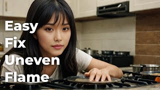 Is Your GAS STOVE Flame Uneven? Here’s the FIX!