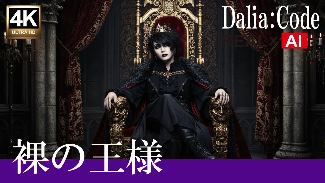 虚飾の王が、最後まで微笑みながら踊る。[4K] Dalia:Code –裸の王様 [Official Music Video]