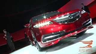 Acura 2015 TLX Prototype Unveiled at 2014 NAIAS in Detroit | AutoMotoTV