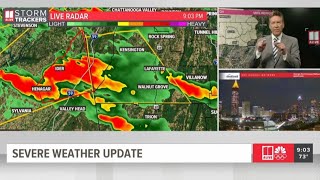 Update on overnight severe weather risk in north Georgia, metro Atlanta