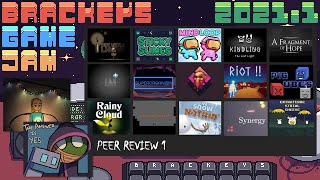Brackeys Game Jam 2021.1 - Reviewed 20 Games Including Some Real Gems!