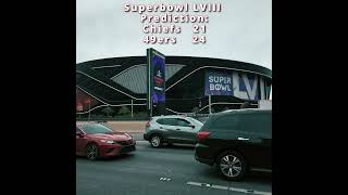Superbowl 58 Las Vegas, final score prediction