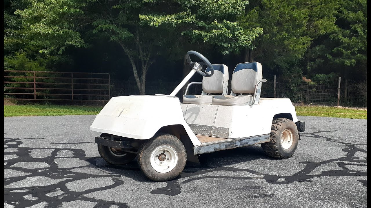 Yamaha G1 golf cart revival! - YouTube