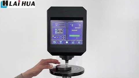 HB-3000C Electric Load Brinell Hardness Tester Operation