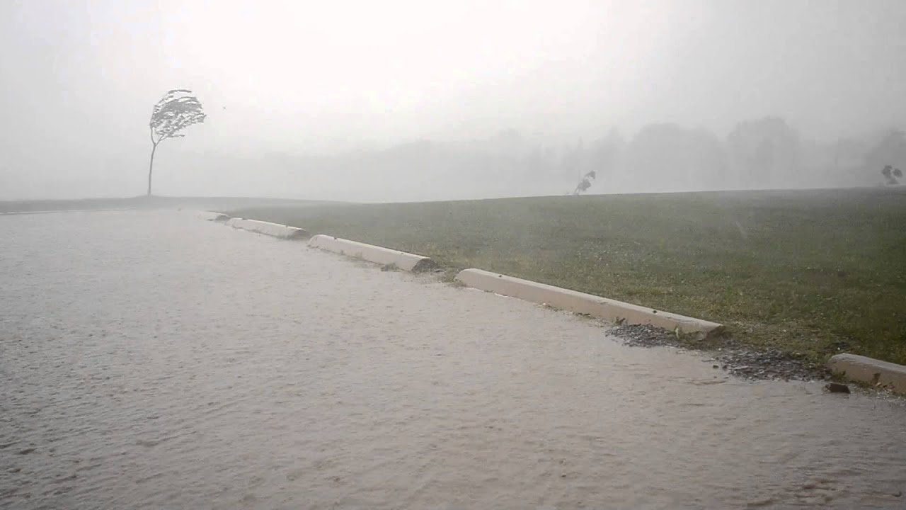 July 19th 2013 Downburst with Severe Thunderstorm Hamilton Ontario