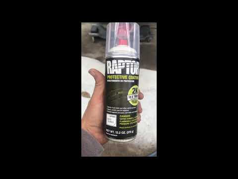 DIY Raptor liner, spray in bed liner, 2K, easy color match - YouTube