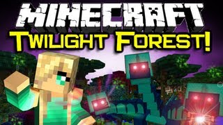 Minecraft TWILIGHT FOREST MOD Spotlight! - An Overview Into A Wonderland (Minecraft Mod Showcase) Profile