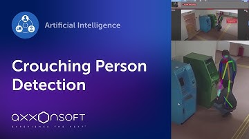 ATM tampering (crouching person) detection by AxxonSoft