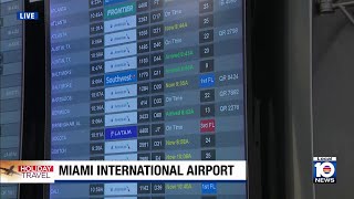 Miami International Airport reports dozens of flight delays
