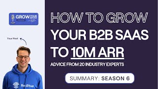 S6E22 - How to grow your B2B SaaS to 10M ARR? Advice from 20 experts