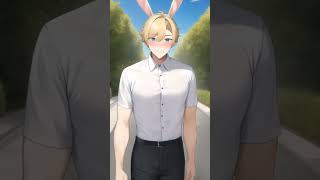 [TG TF] Plain Guy To Bunny Girl |Male To  Female| Transformation Animation | Gender Bender