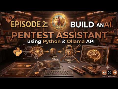 Build Your Own AI Pentest Assistant using Python & Ollama! #aicybersecurity #aihack #AIPentesting
