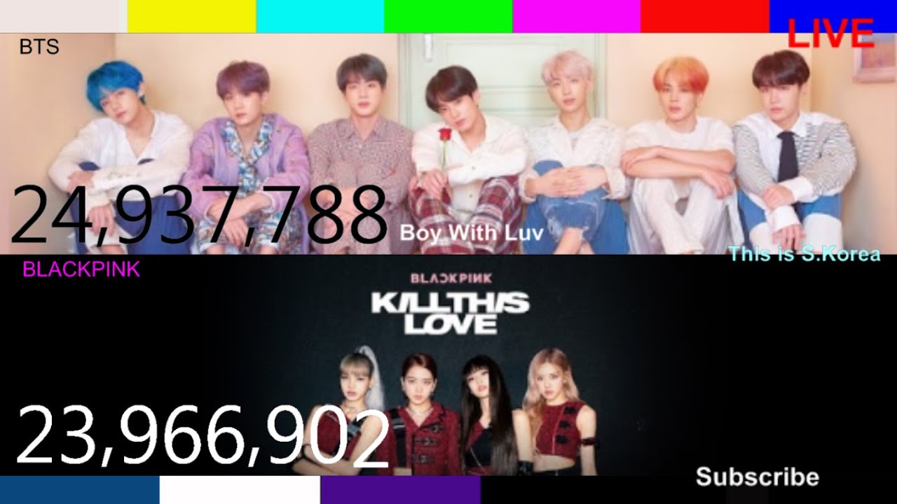 ibighit(BTSBoy With Luv) vs BLACKPINK(Kill This Love