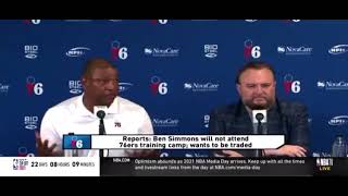 Doc Rivers snaps at reporter when asked about Ben Simmons "I'm in charge here"