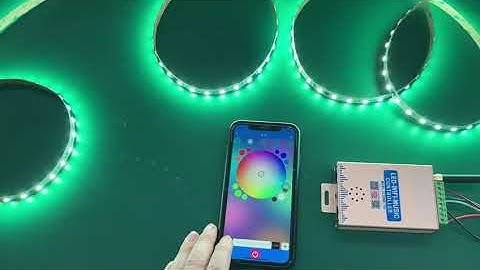 TM1814 NEON CHASE WIFI CONTROLLER VIDEO